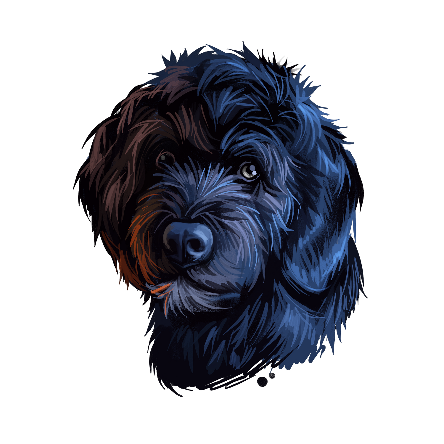 Black Coffee Mugs for Portuguese Water Dog Lovers