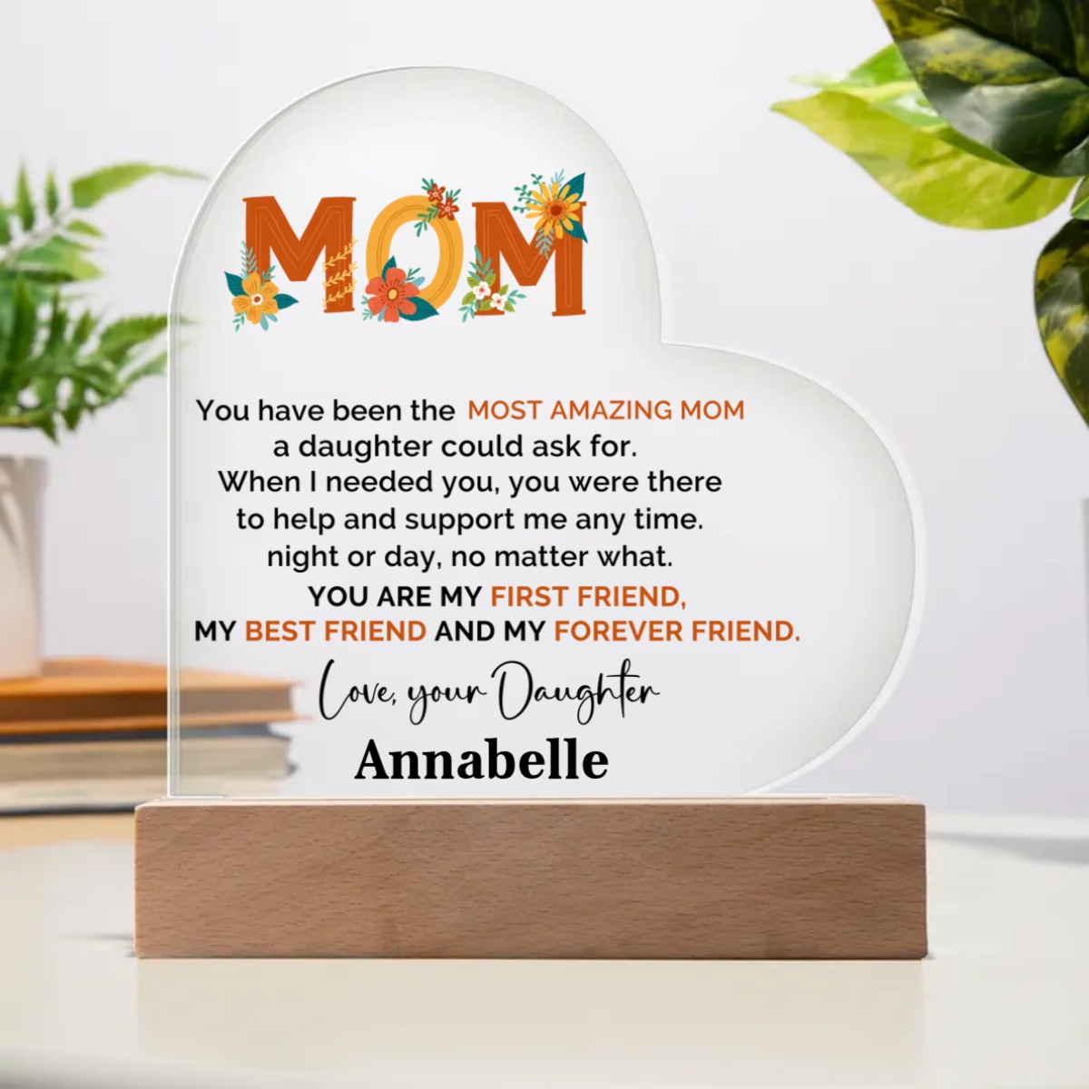 Acrylic Plaques for Mothers