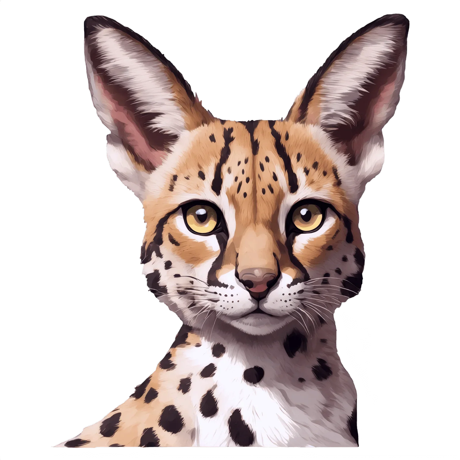 African Serval Cat