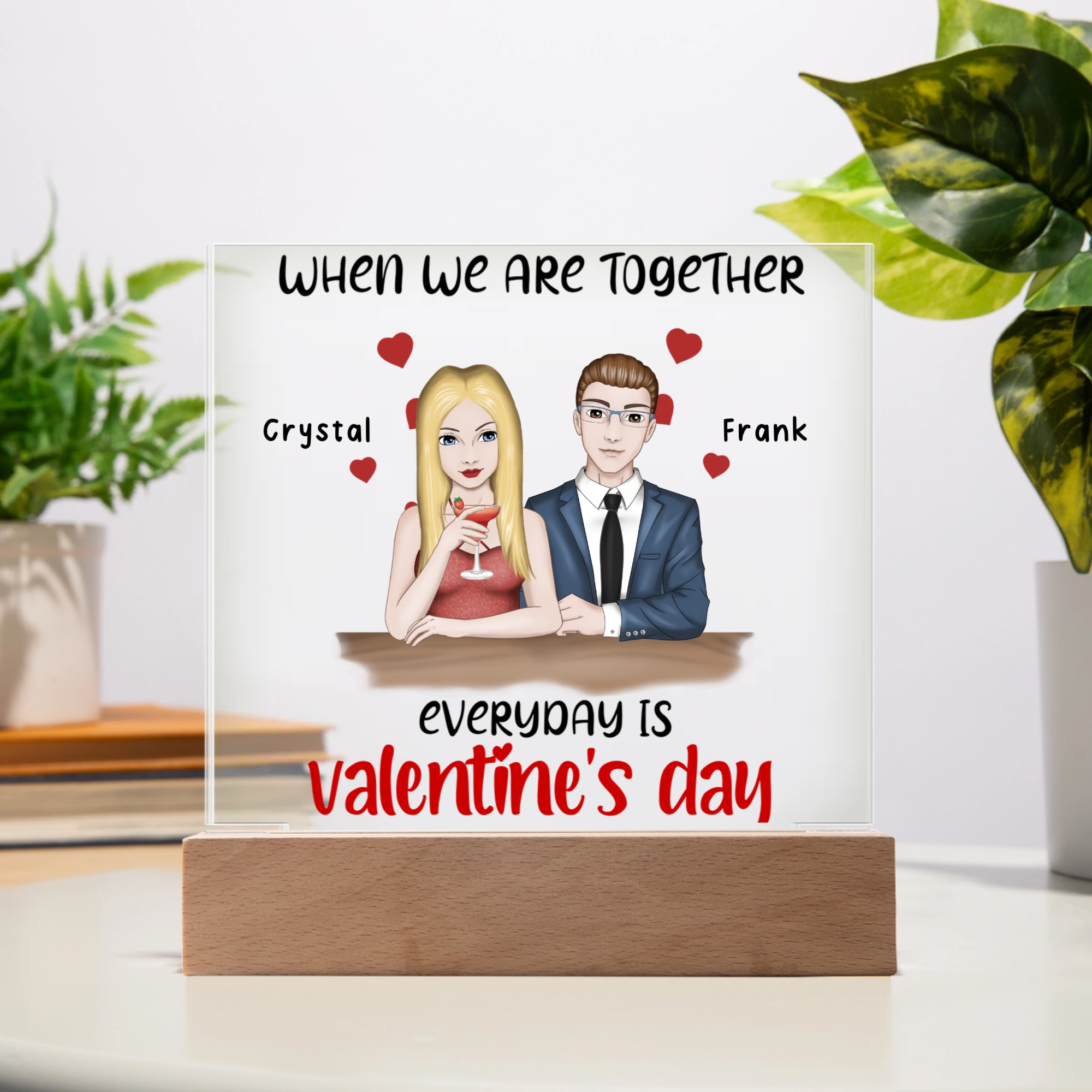 Romantic Acrylic Plaques
