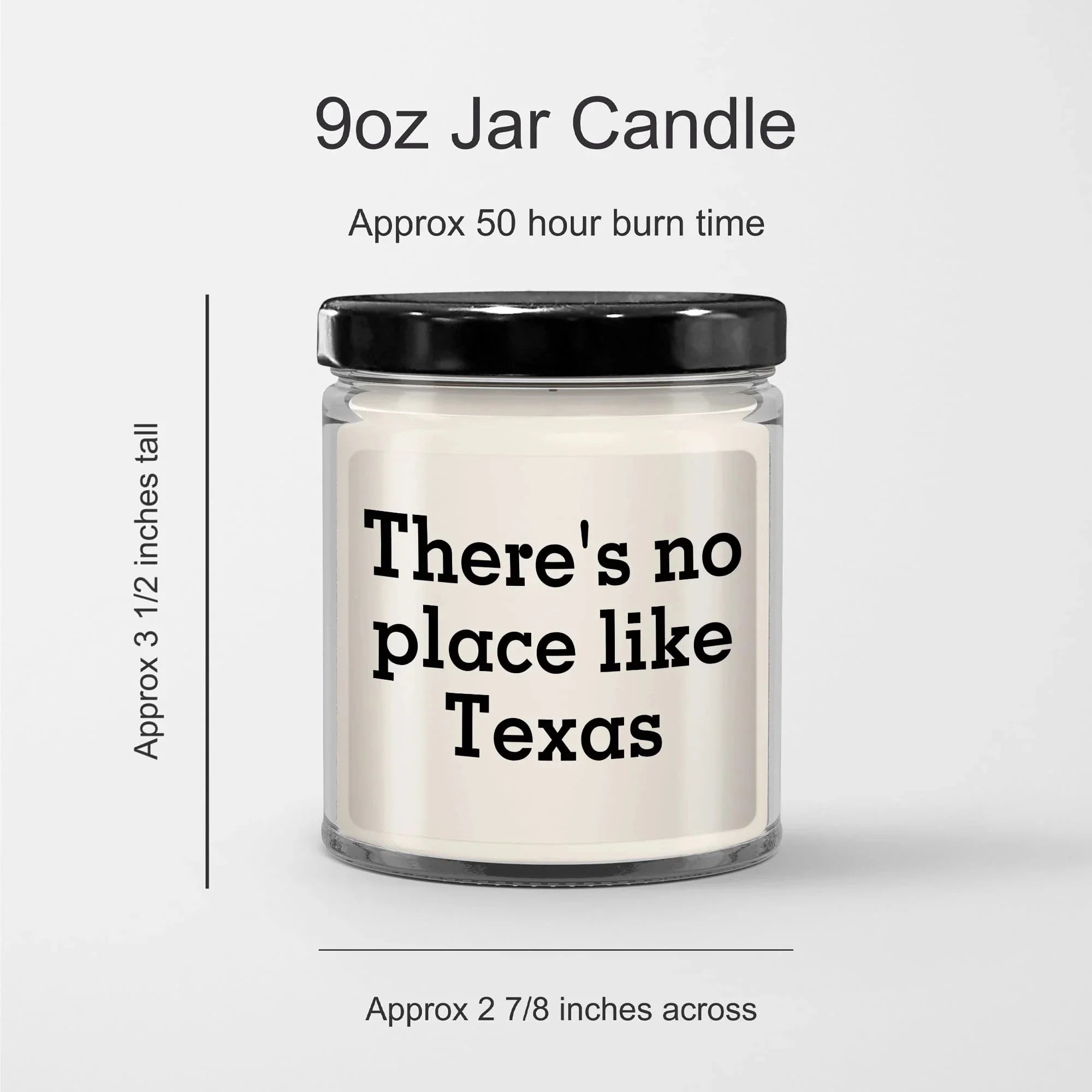 Gifts from Texas Lovers for Valentine's Day - 9oz Vanilla Soy Candle with Cute Quote