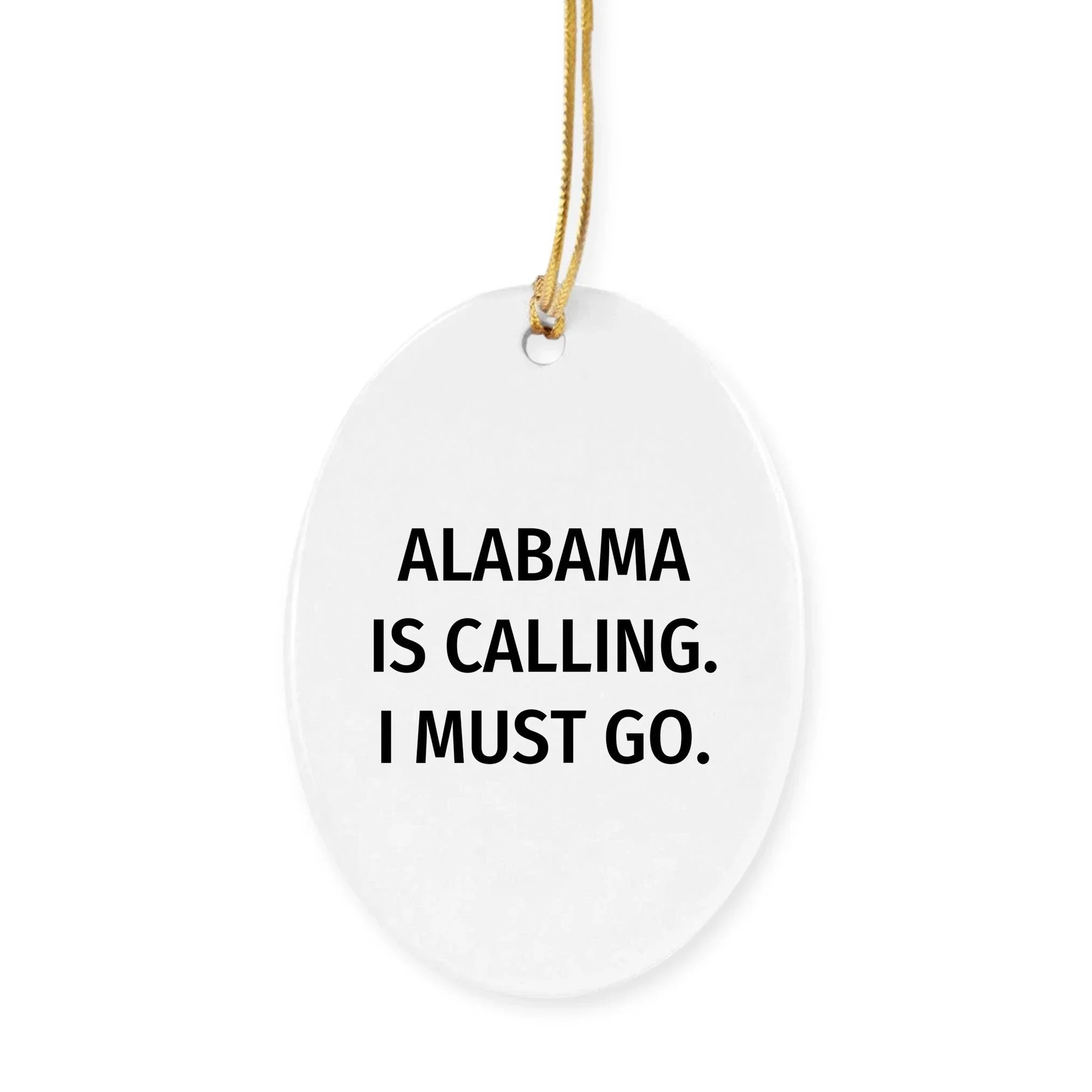 Heartland Keepsakes Alabama State Ornament - Durable MDF With High Gloss Finish Kid And Pet Friendly For Holiday Decor