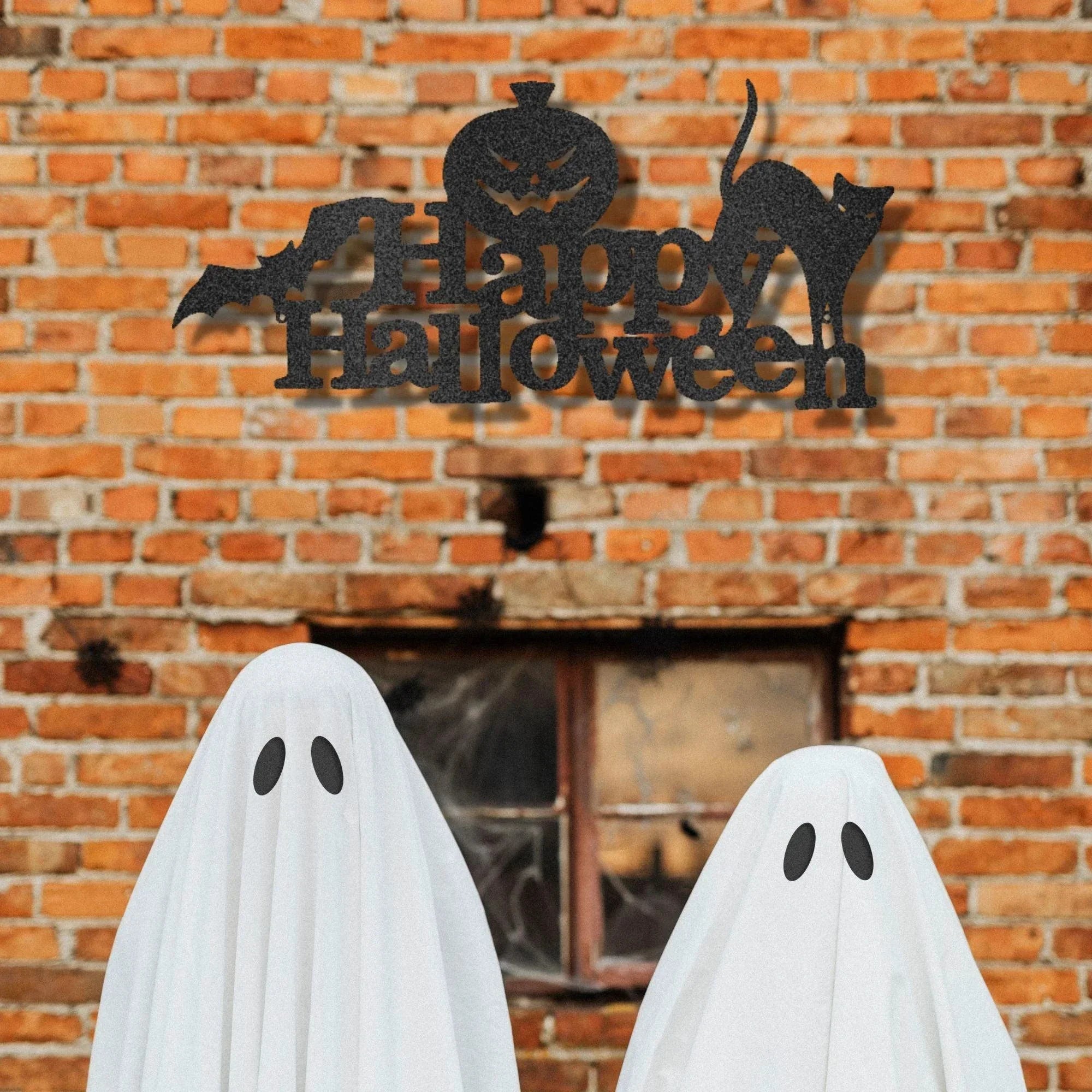 Happy Halloween Indoor Outdoor Steel Wall Sign
