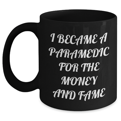 Funny Rescue Worker Quotes Black Coffee Mugs, Gifts for Rescue Worker, Mom's Day Unique Gifts from Men to Women Friends, Coworkers, Family - Main