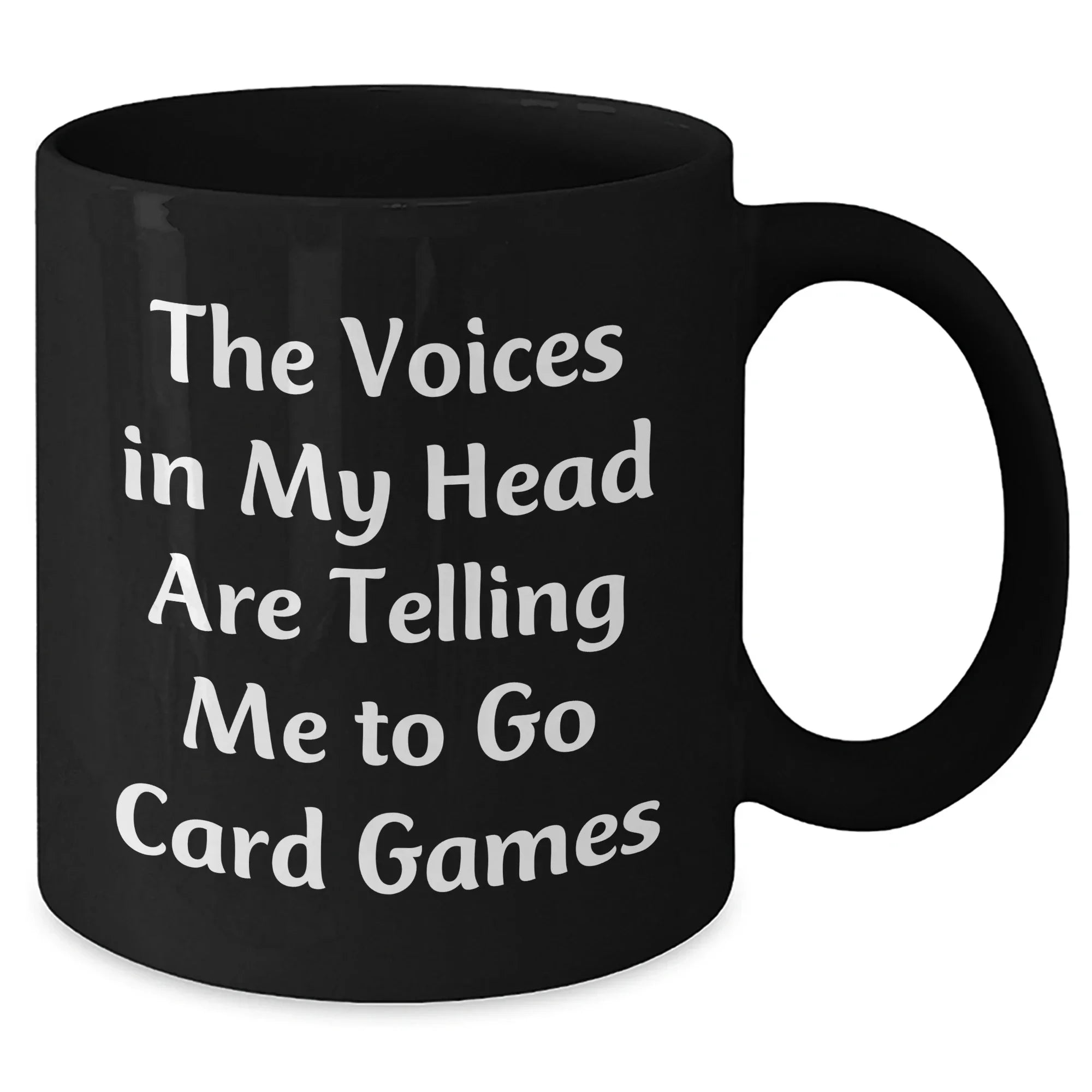 Funny Card Games Quote Black Coffee Mugs, Gifts for Card Games Enthusiasts from Friends, Unique Father's Day Unique Gifts for Men