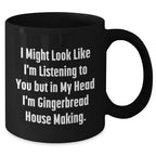 Gingerbread House Making Fun, Funny Coffee Mug for Dad - Gifts from Family, Gifts for Gingerbread House Making Enthusiasts - Unique Father's Day Unique Gift Ideas