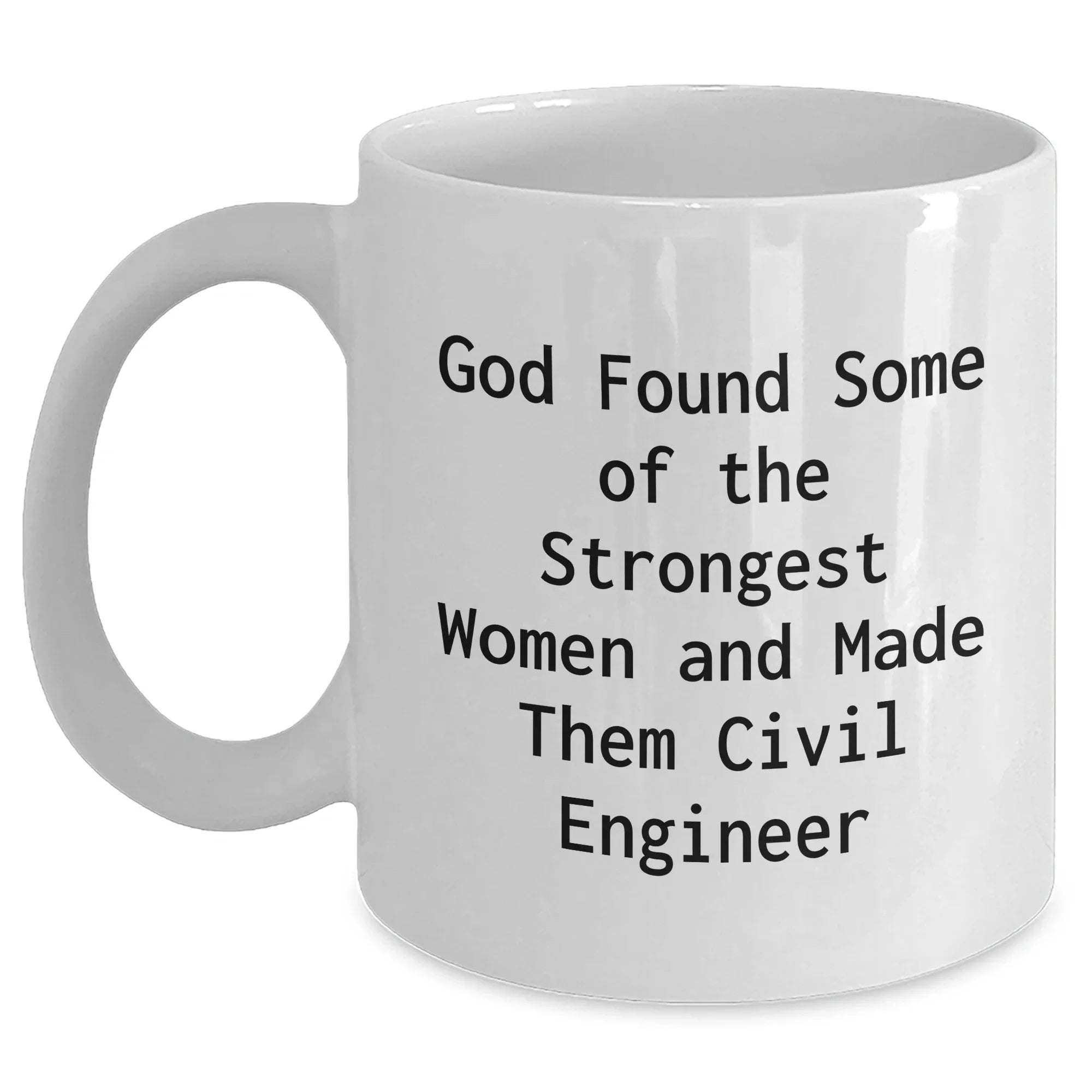Funny Civil Engineer Gifts from Men to Friends, Unique White Coffee Mug for Graduation