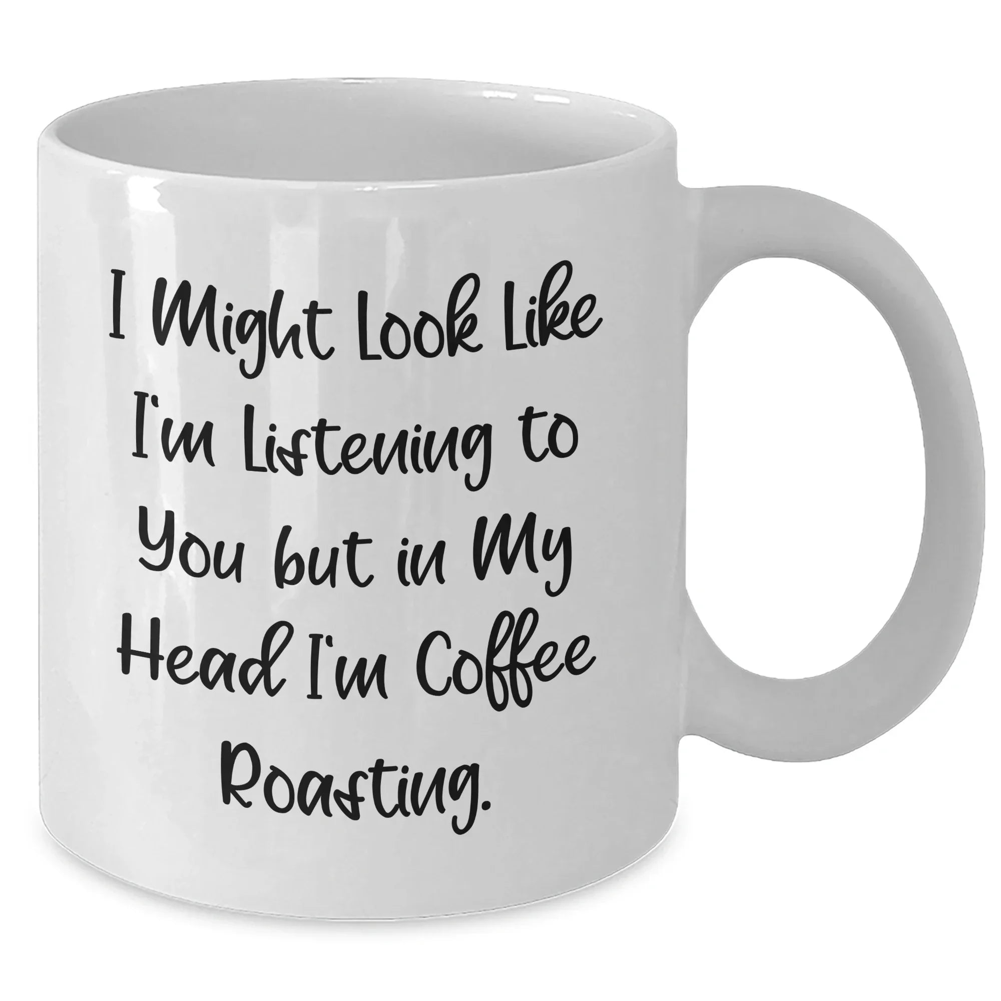 Coffee Roasting Humor, Funny Mugs, Gifts from Men to Coffee Roasting Lovers for Father's Day, Unique White Coffee Mug