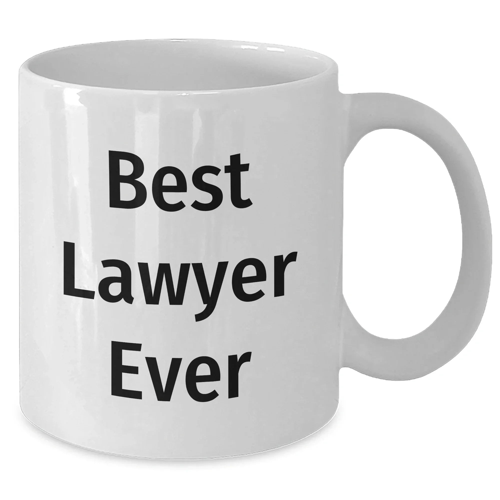 Funny Lawyer Gifts from Family, 'Best Lawyer Ever' White Coffee Mug for Mom's Day