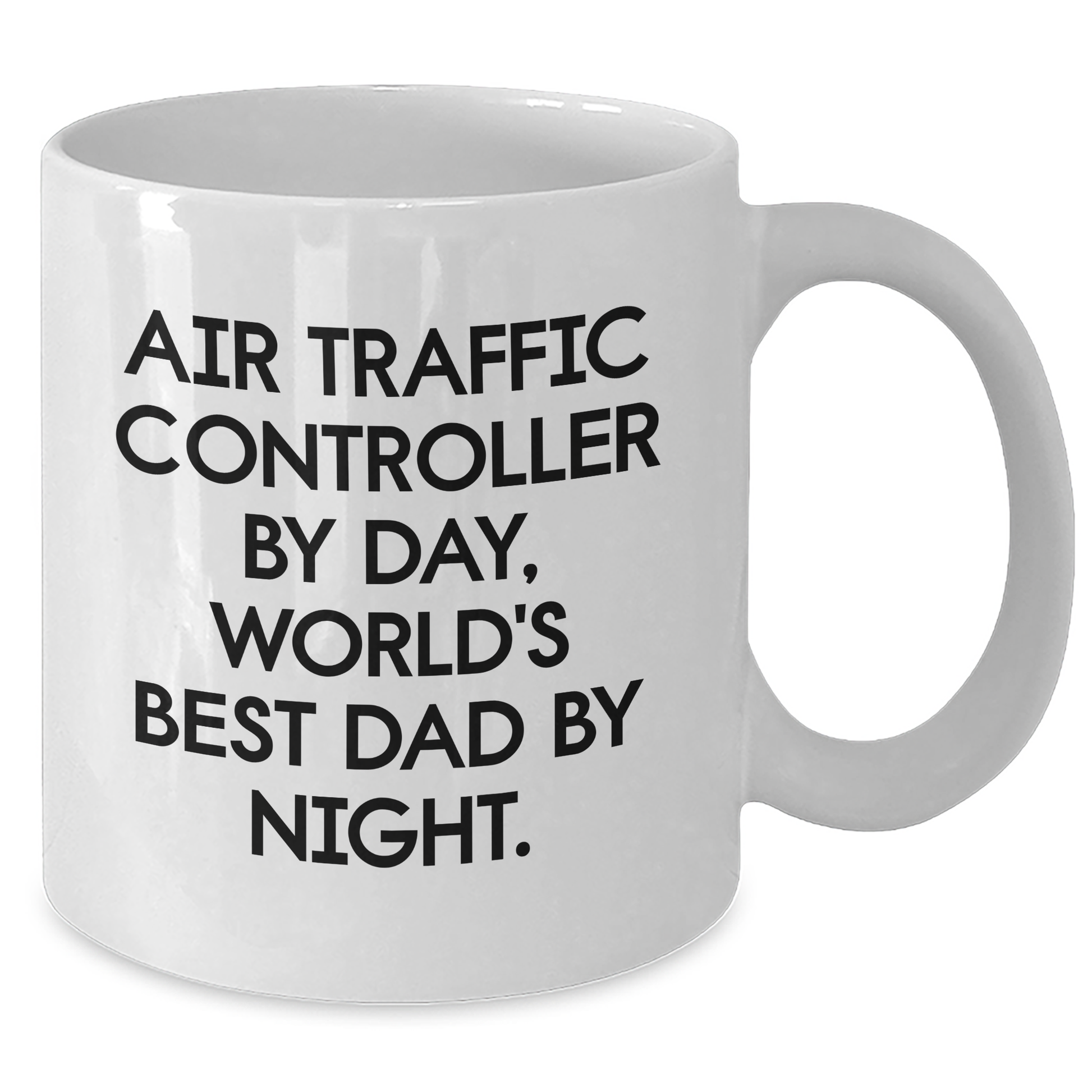 Air Traffic Controller Humor Gifts from Family to Men Graduation Unique White Coffee Mug - Additional