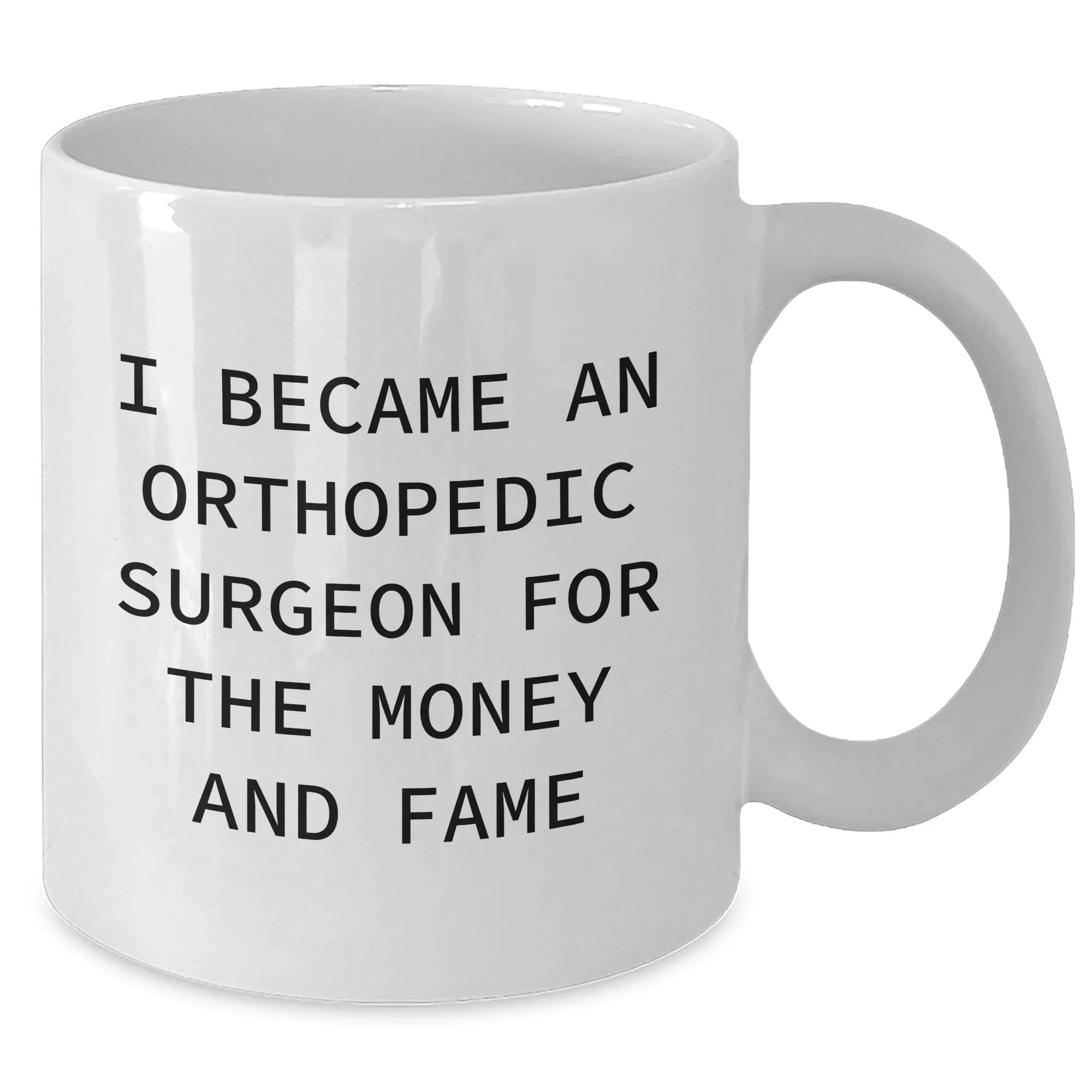 Orthopedic Surgeon Gifts, Funny Quote, White Coffee Mug, Gifts from Men to Orthopedic Surgeon, Perfect Mother's Day Unique Gifts for Her