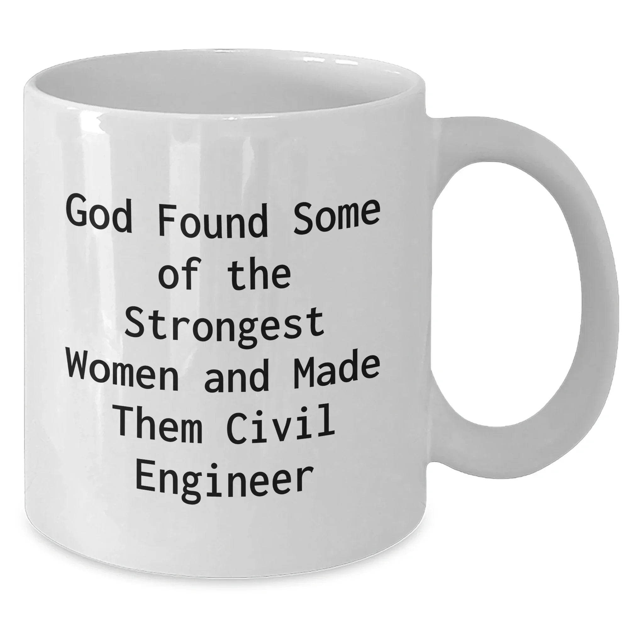Funny Civil Engineer Gifts from Men to Friends, Unique White Coffee Mug for Graduation