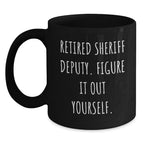 Funny Sheriff Deputy Gifts from Men, Unique Christmas Unique Gifts for Sheriff Deputy Friends