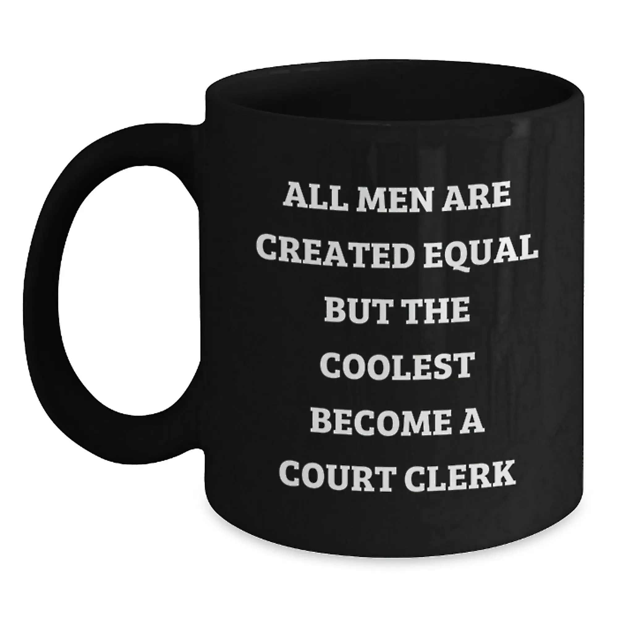 Birthday Gift Court Clerk Mug for Her Present Black Coffee Keepsake - Main