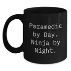 Fun Rescue Worker Gifts from Coworkers, Friends, and Family - Cute Ninja Black Coffee Mugs Valentine's Unique for Valentine's