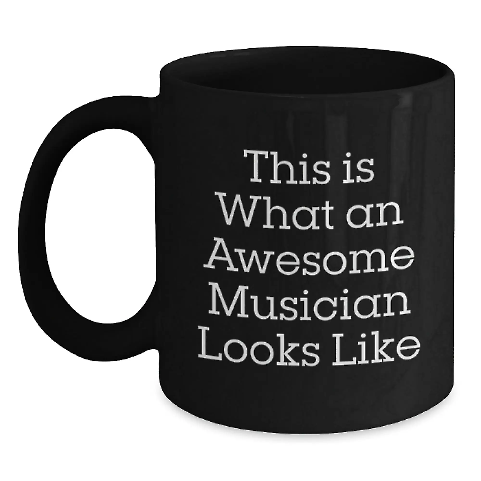 Funny Musician Quotes Graduation Unique Gifts for Friends and Family Black Coffee Mugs from Men and Women - Main