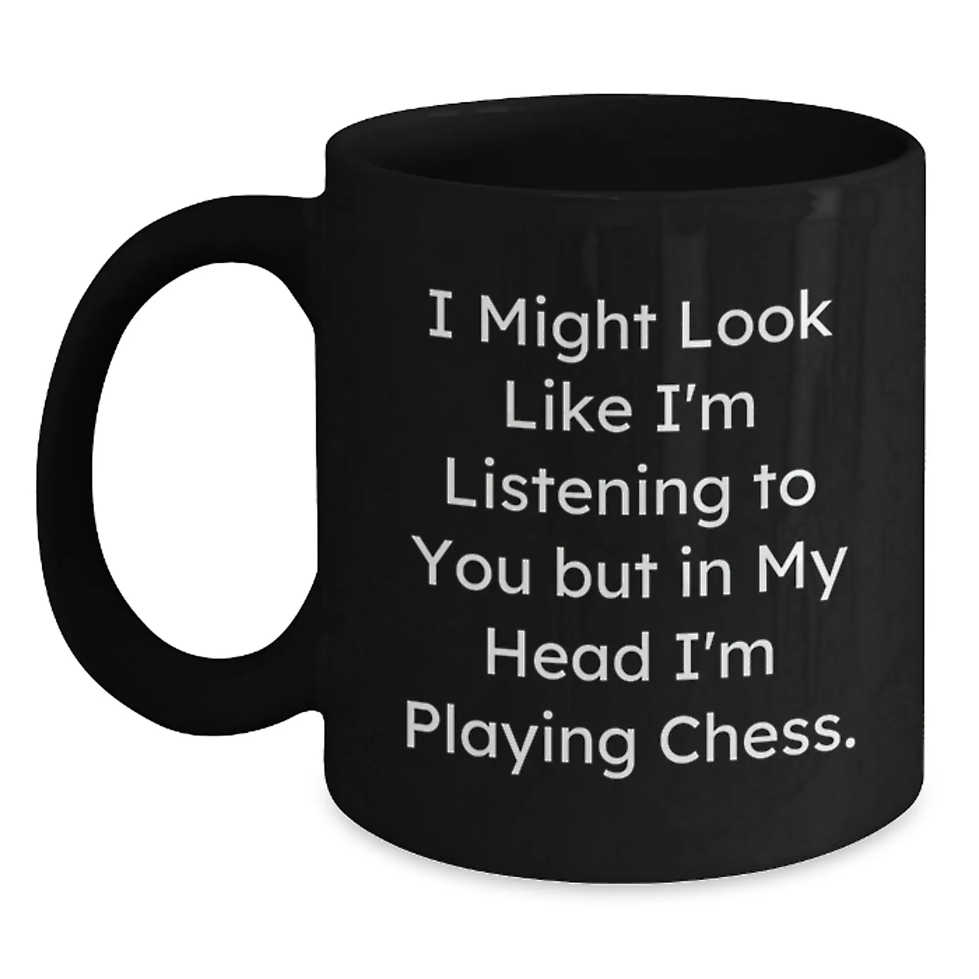 Funny Chess Quotes Black Coffee Mugs Gifts for Men Friends and Family Birthday Unique Presents - Main