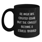 Fitness Trainer Keepsake Mug for Him Birthday Gift 11oz Ceramic - Main