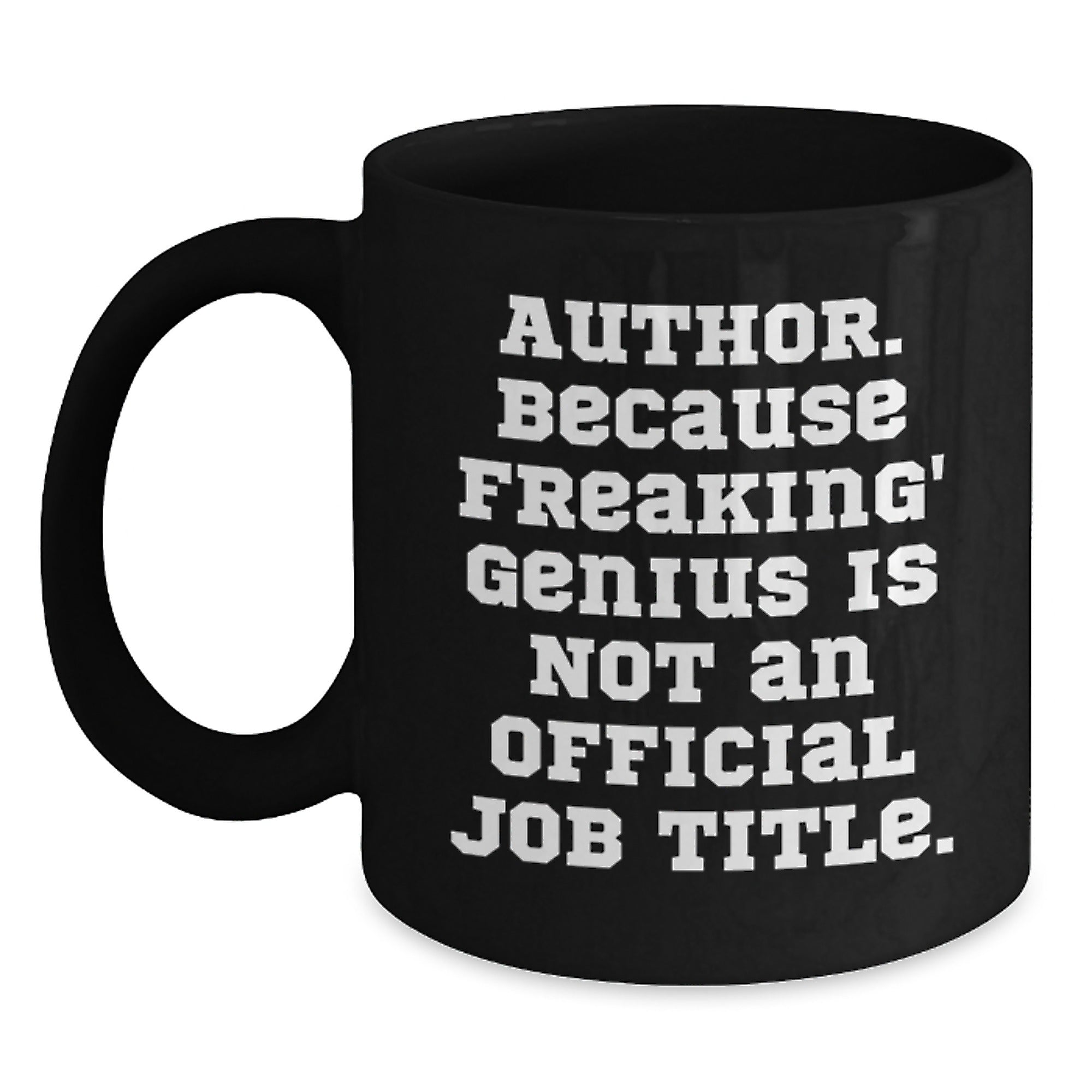 Author Gifts from Friends, Funny Black Coffee Mugs for Writers, Birthday Unique Gifts for Authors - Main