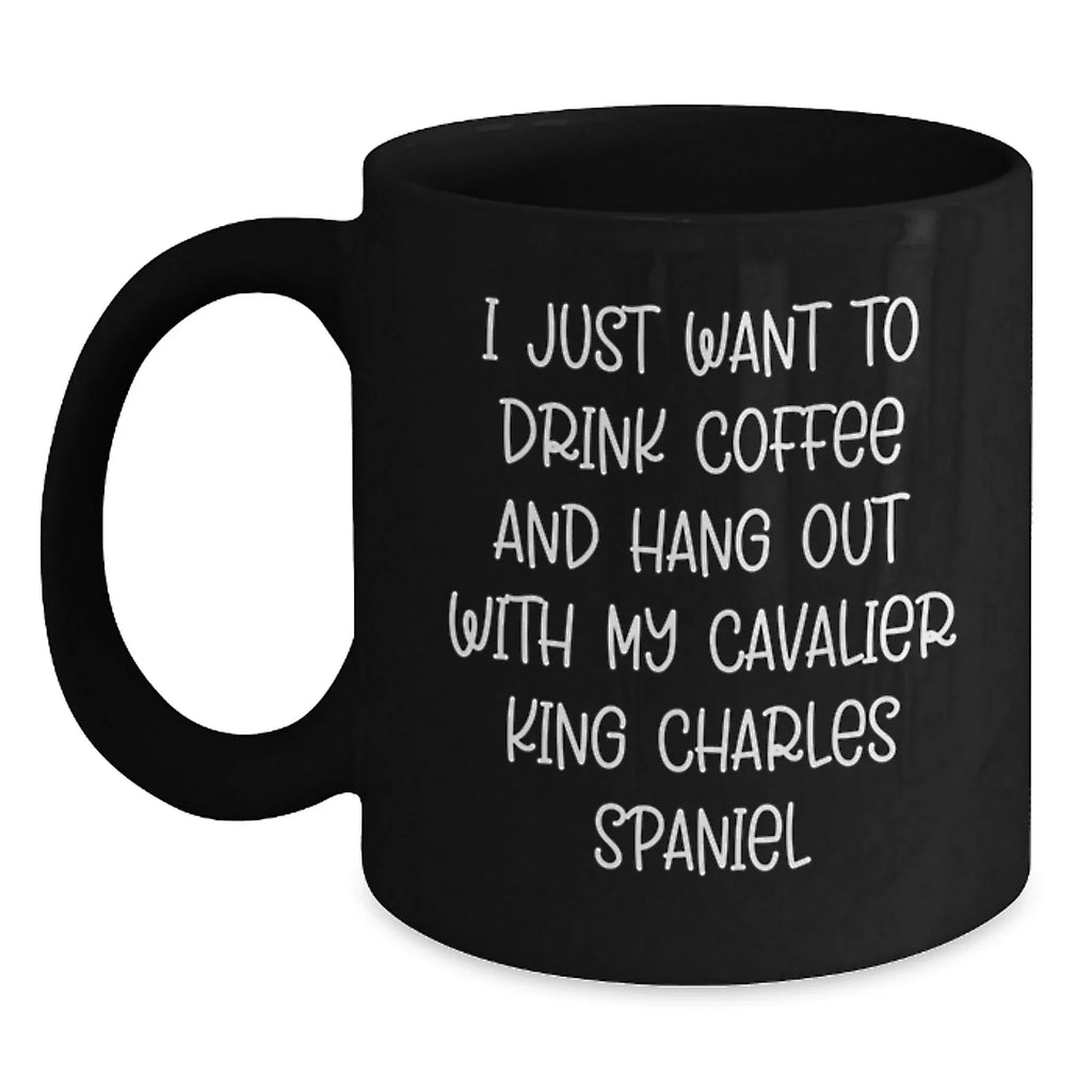 Cavalier King Charles Spaniel Dog Lovers Funny Coffee Mug Gifts from Men to Women - Valentine's Unique Gifts for Dog Owners