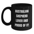 Australian Shepherd Lover Coffee Mug Valentine Gift For Dog Owners
