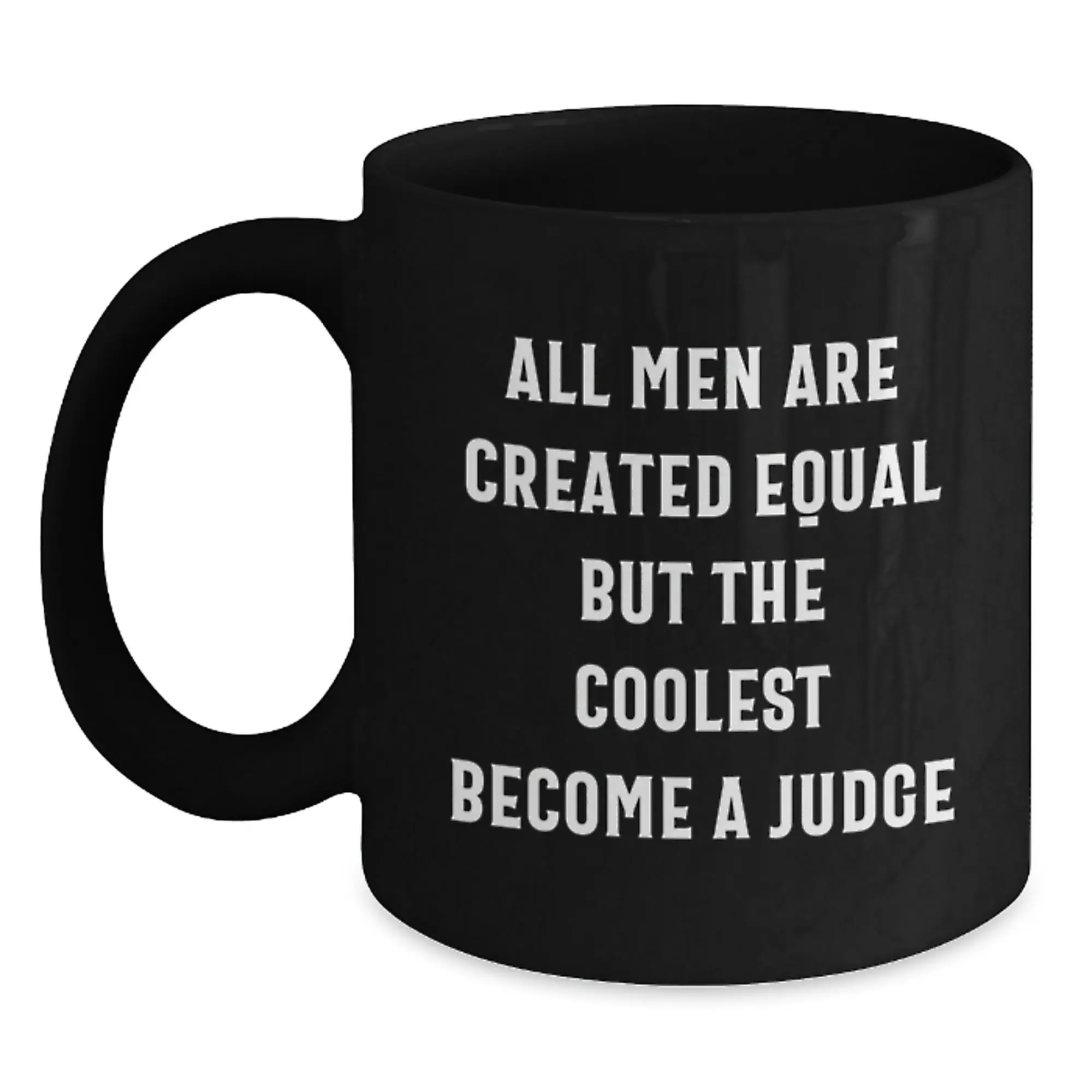 Judge Keepsake Black Coffee Mug for Him Graduation Gift with 11oz - Main