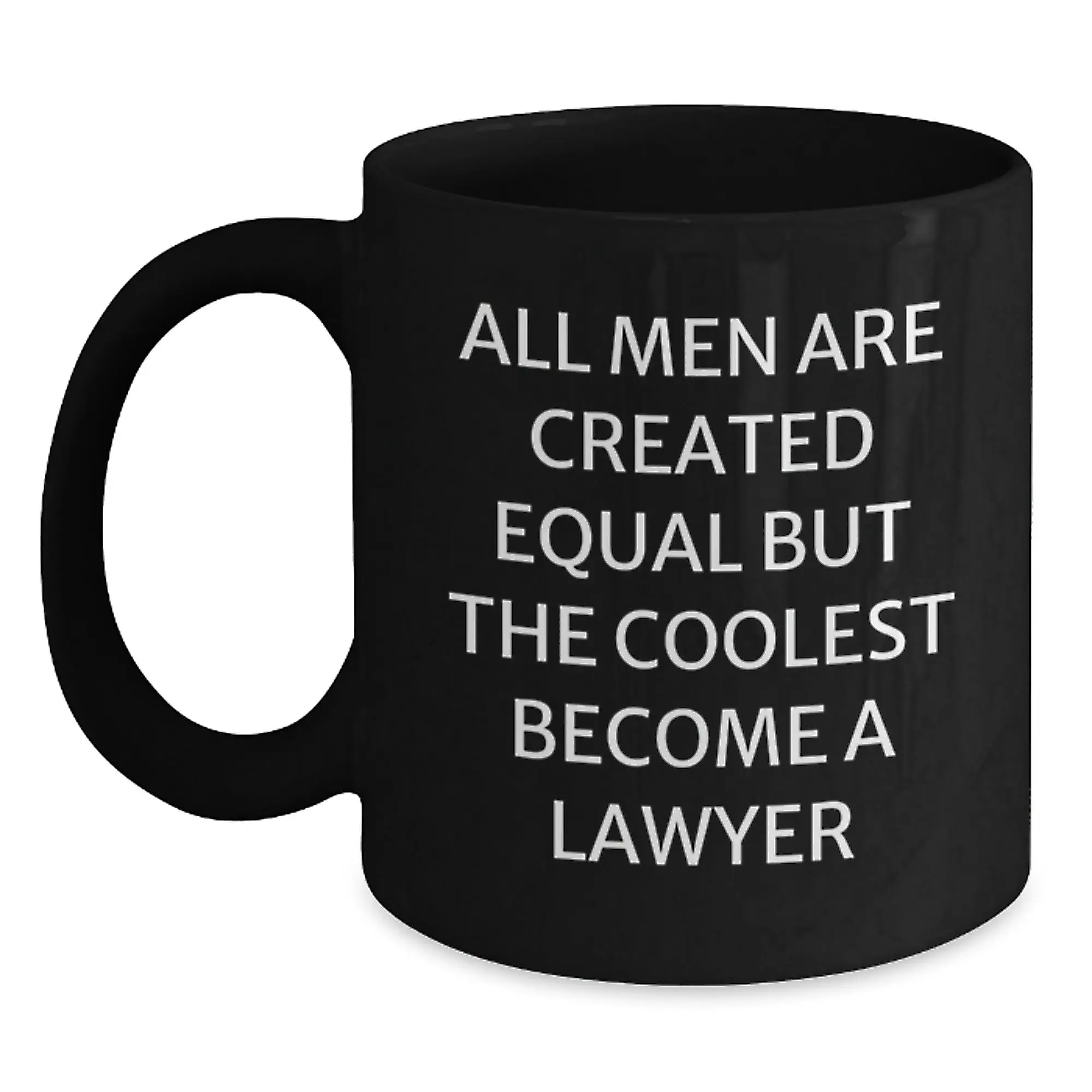 Lawyer 11oz Black Coffee Mug for a Best Friend Companion Birthday Gift - Main