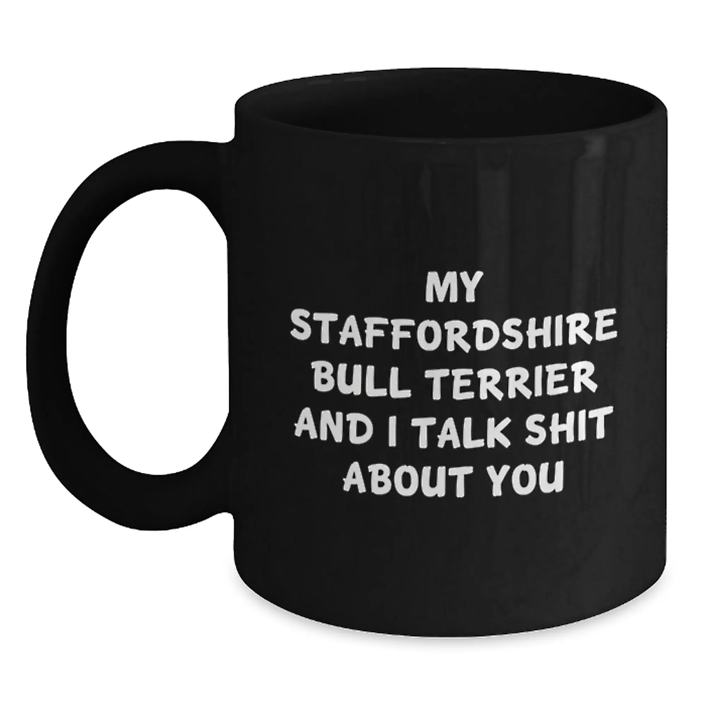 Staffordshire Bull Terrier Keepsake Mug for Him Graduation Gift - Main