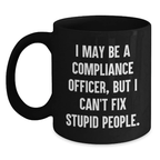 Compliance Officer Mug Idea Birthday Gift for Coworkers 11oz Premium - Main