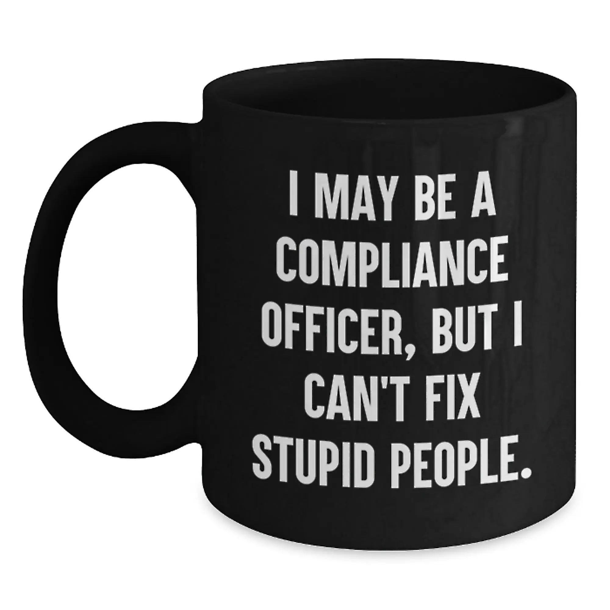 Compliance Officer Mug Idea Birthday Gift for Coworkers 11oz Premium - Main