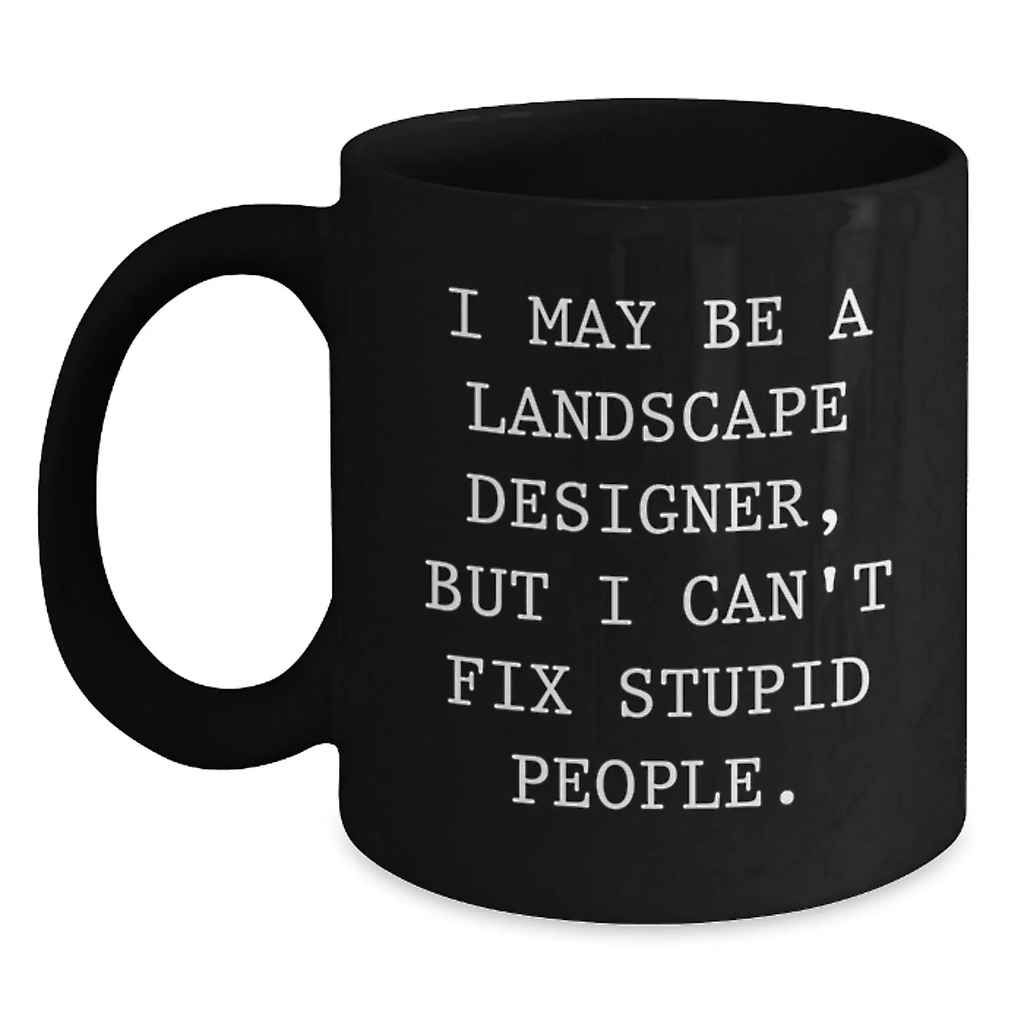 Birthday Gift for Her Landscape Designer Mug Funny Coffee Present - Main