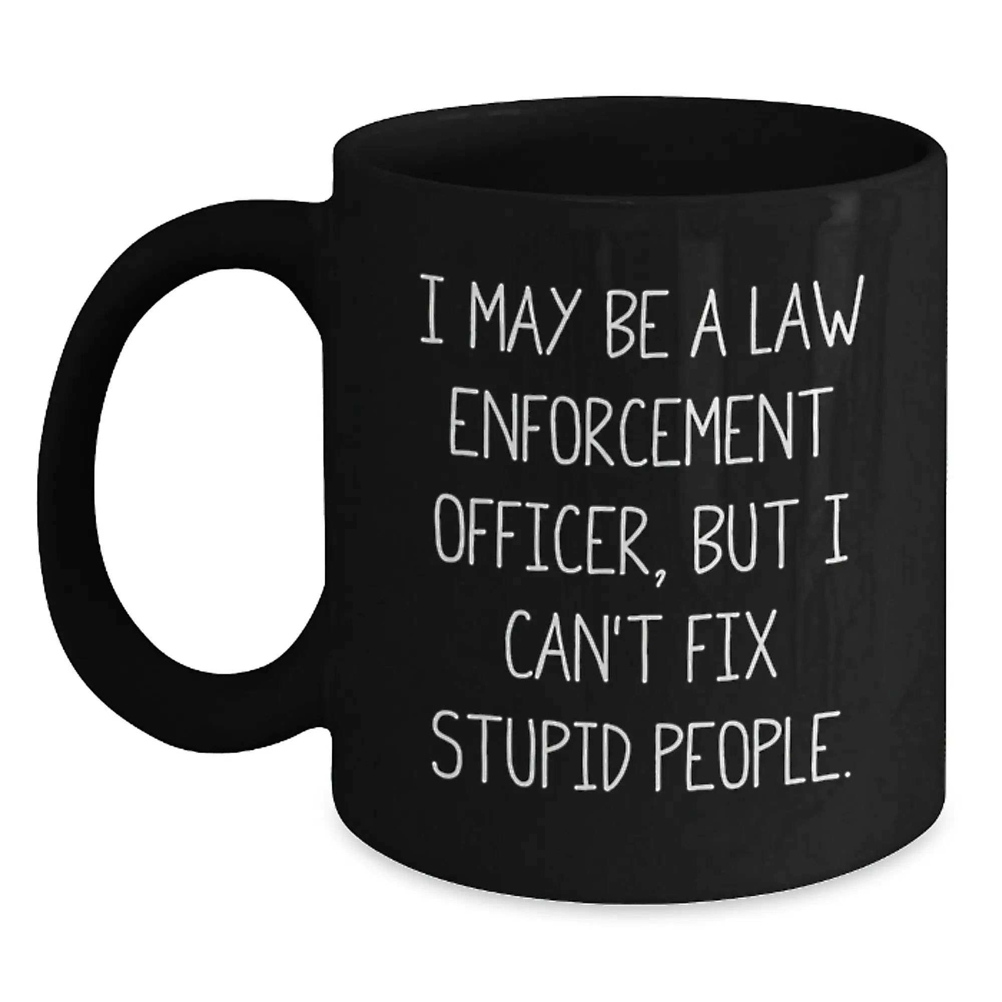 Law Enforcement Keepsake Mug for Him Birthday Gift - Main