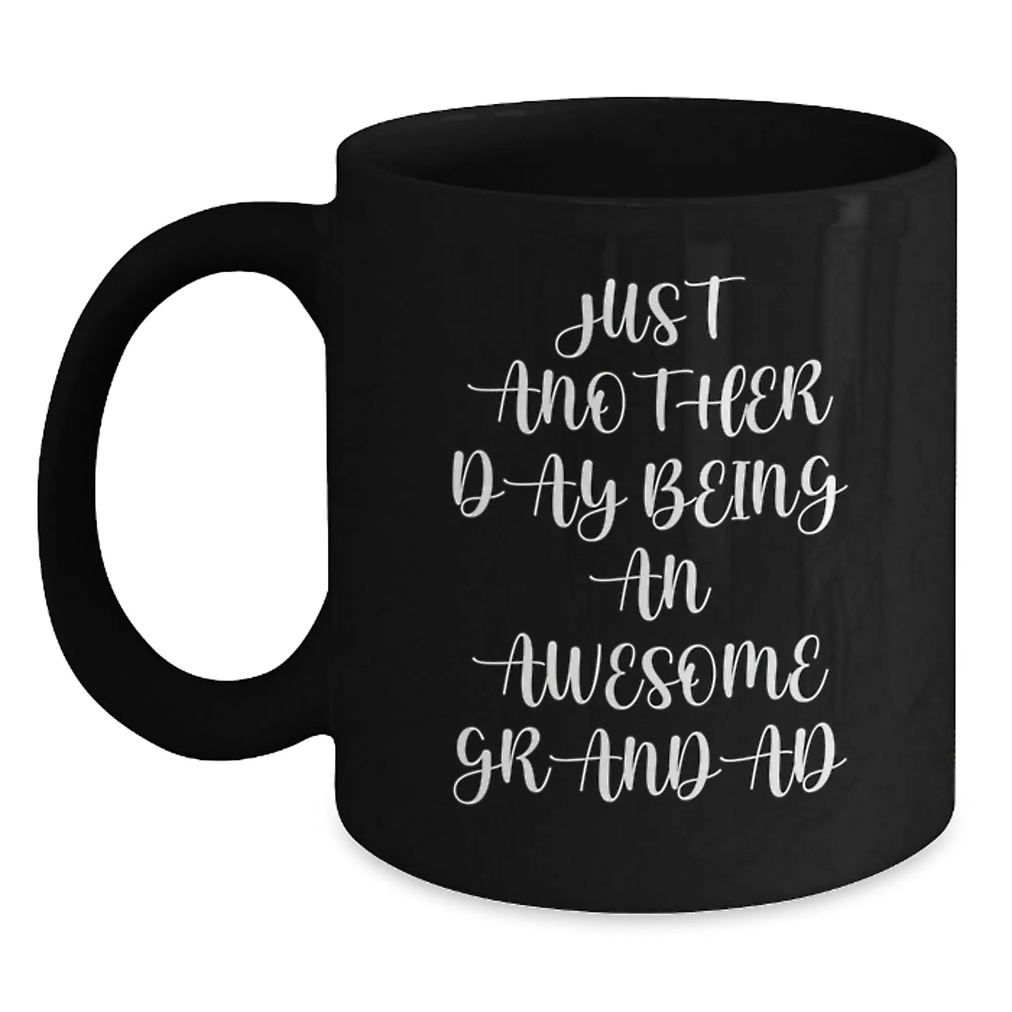 Grandad Keepsake Black Coffee Mug For Him Birthday Gift Just Another Day - Main