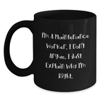 Maintenance Worker Keepsake Mug for Him Birthday Gift - Main