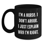Funny Nurse Gifts Christmas Unique Mugs for Nurse Friends from Family