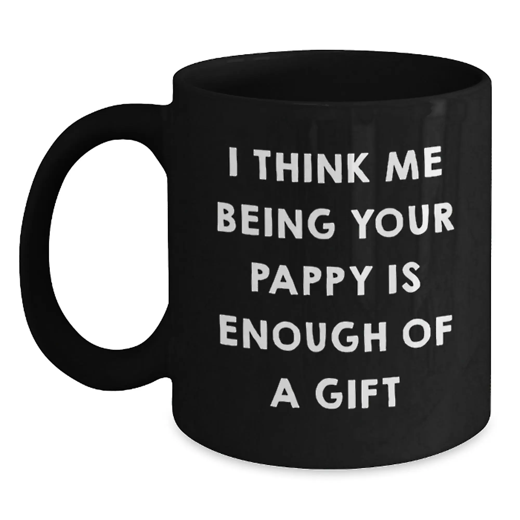 Pappy Keepsake Ceramic Black Coffee Mug for Him Birthday Gift - Main