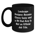 Landscape Designer Black Coffee Mug Novelty Birthday Gift for Friends - Main