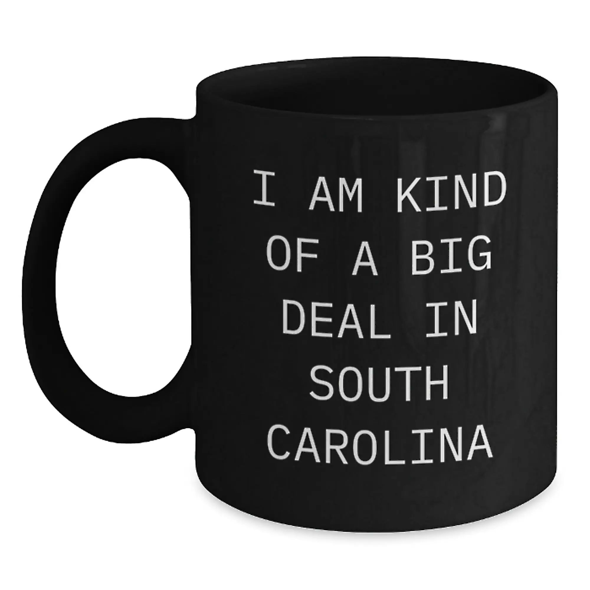 South Carolina Keepsake Black Coffee Mug for Him Graduation Gift - Main