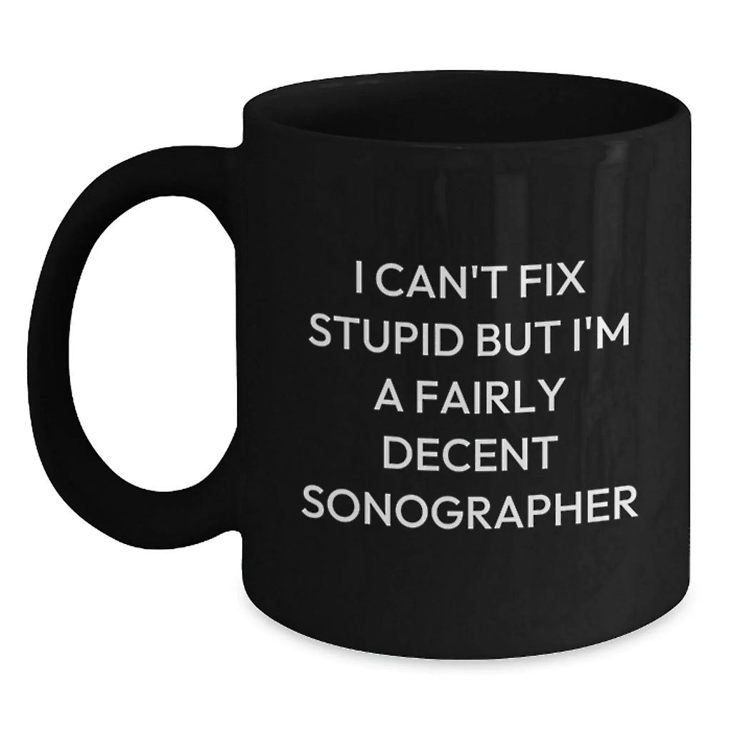 Funny Sonographer Mug Gifts from Men to Friends at Christmas