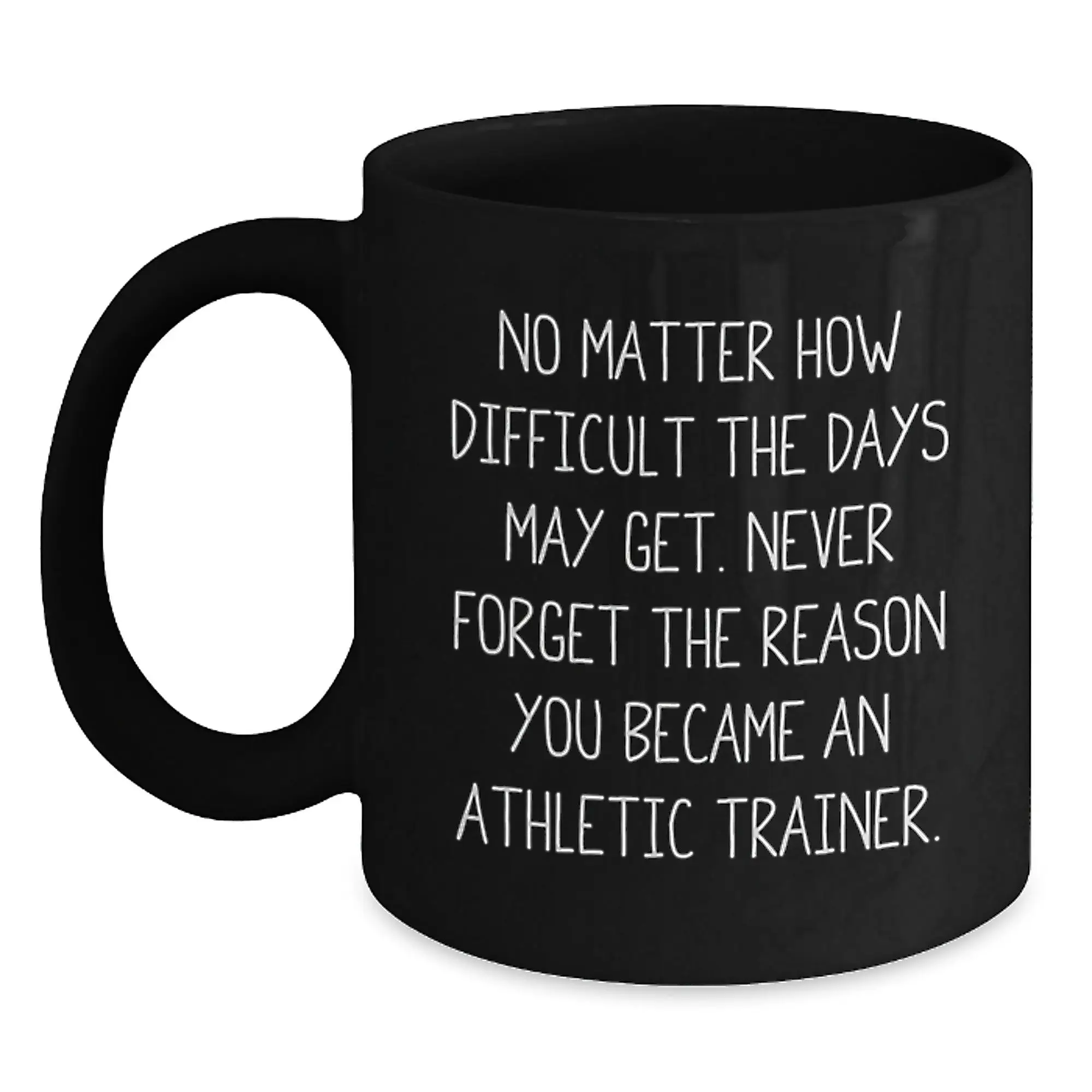 Inspirational Gifts from Friends to Athletic Trainer Graduation Unique Unique Mugs - Never Forget Quote - Main