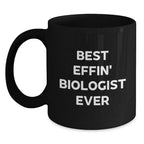 Funny Biologist Black Coffee Mugs Gifts from Friends for Family Members Christmas Unique