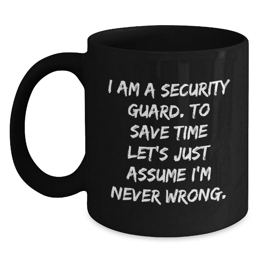 Funny Security Guard Christmas Unique Gifts from Friends for Security Guard