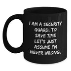 Funny Security Guard Christmas Unique Gifts from Friends for Security Guard