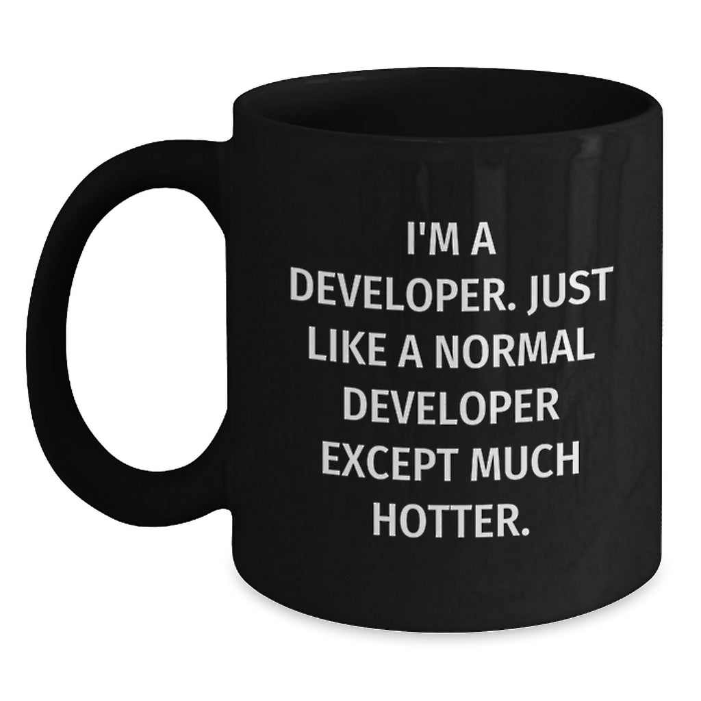 Developer For Him - Witty Coffee Mug Keepsake - A Humorous Gift - Main