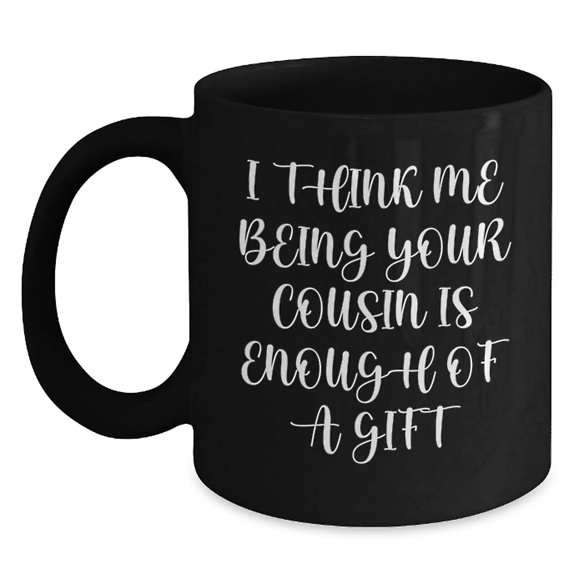 Cousin Keepsake Black Coffee Mug for Him Birthday Gift - Main
