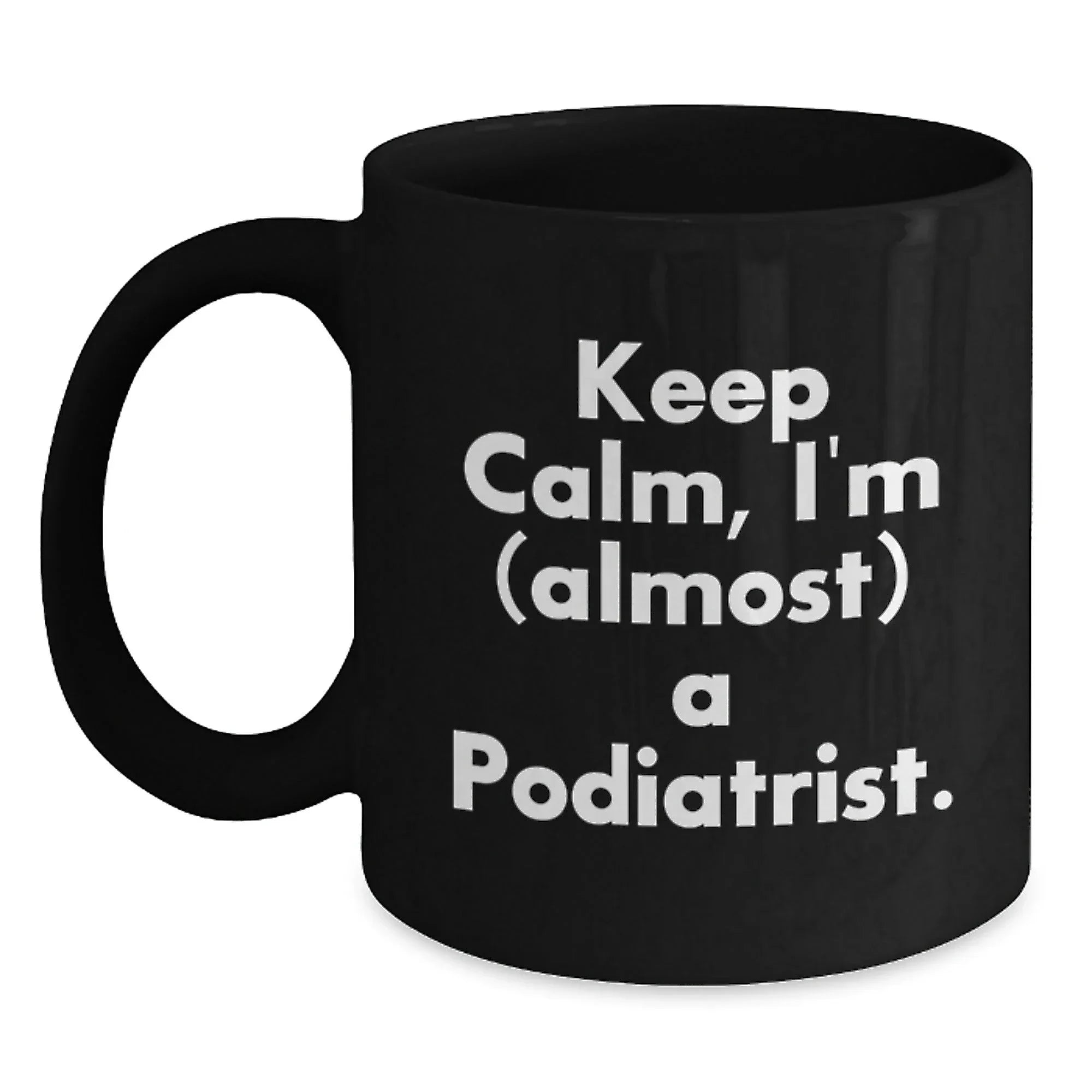 Funny Gifts for Podiatrists, Black Coffee Mug, Christmas Unique Presents from Friends