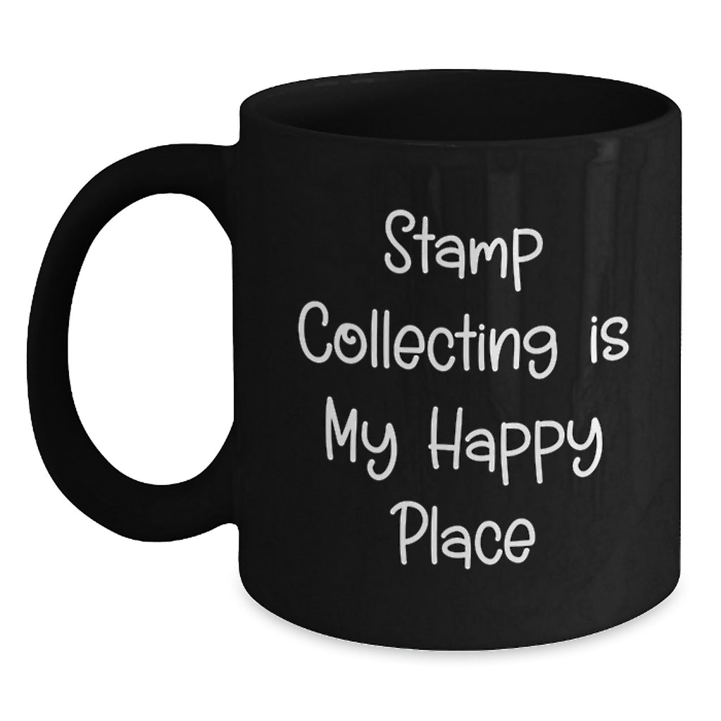 Stamp Collecting Gift for Him - A Thoughtful Keepsake Mug with a Happy - Main