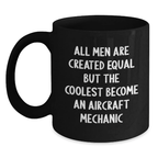Birthday Gift for Her Aircraft Mechanic Mug Present - Main
