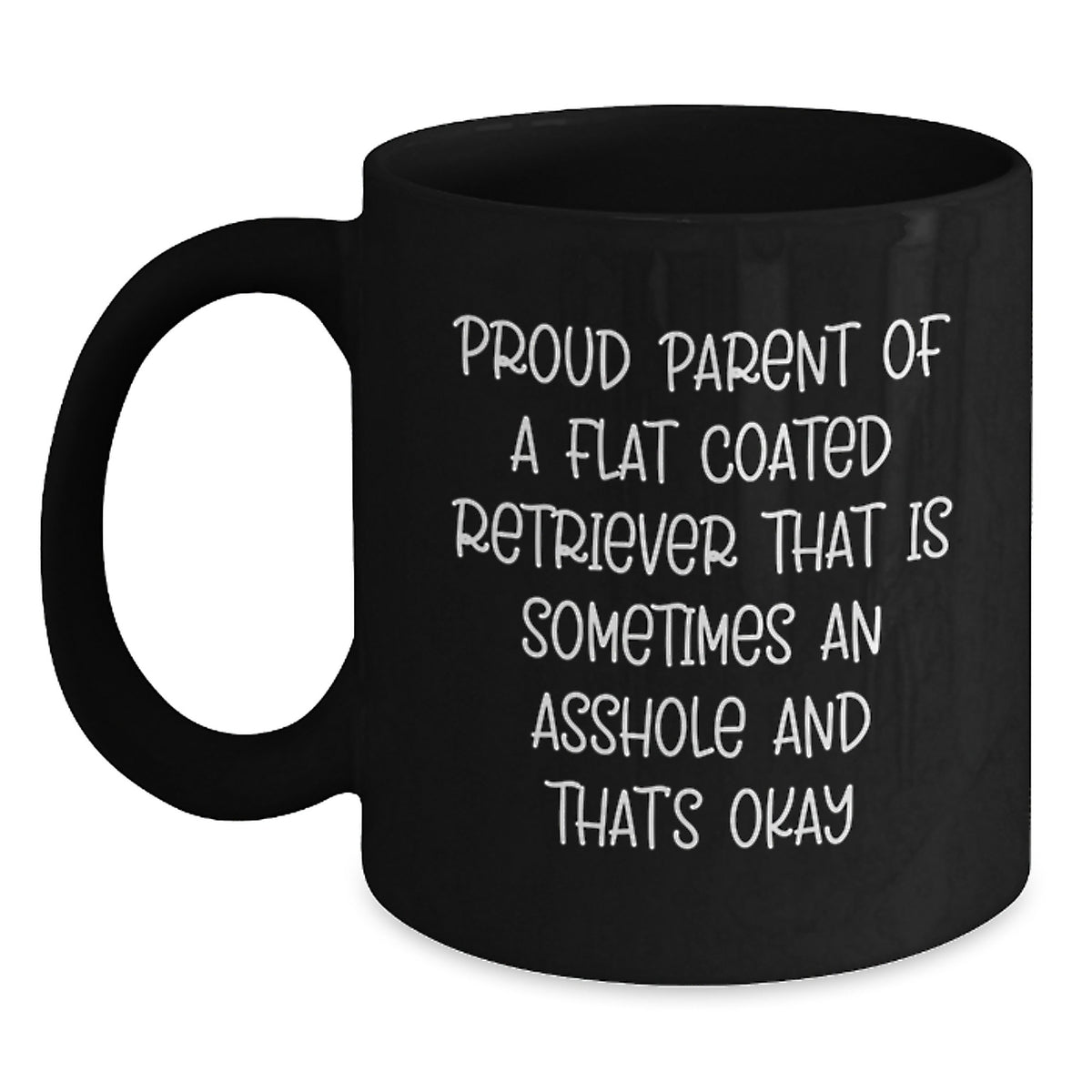 Christmas Gift for Her Humorous Flat Coated Retriever Parent Present - Main