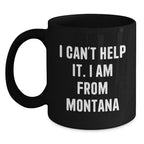 Montana Black Coffee Mugs Funny Quote Gifts for Men Women Friends Coworkers Family from Big Sky Country